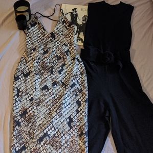 Cocktail dress + Jumpsuit